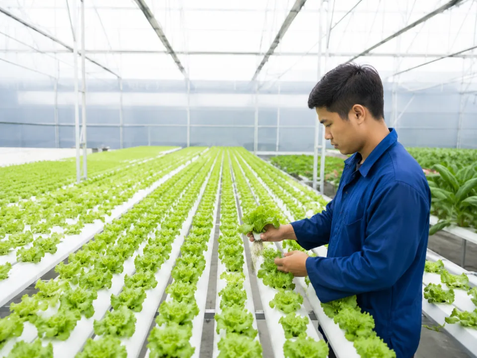 Rau củ tươi trong sọt